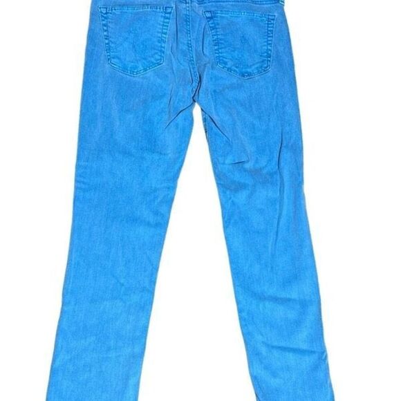 Adriano Goldschmied Blue Skinny Jeans The Stevie Ankle Slim Straight Leg 26R - Picture 3 of 4
